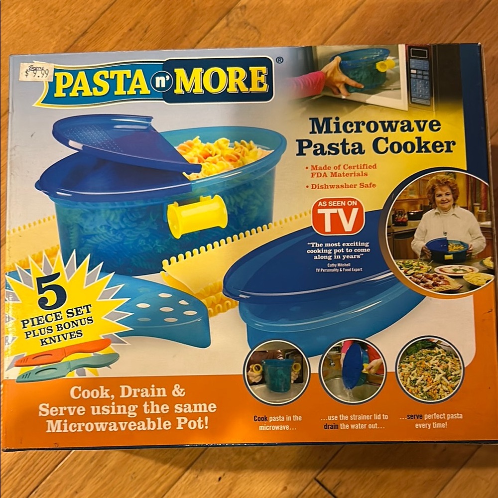 Pasta n’ More Microwave Pasta Cooker New In Box